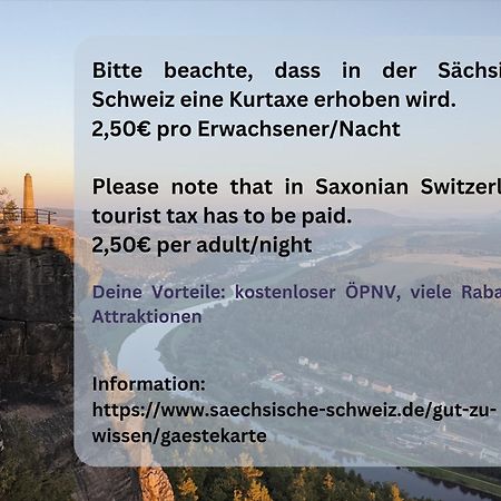 Uo3 - Urlaubsmagie- Urlaubsoase Mitten In Sebnitz Extérieur photo