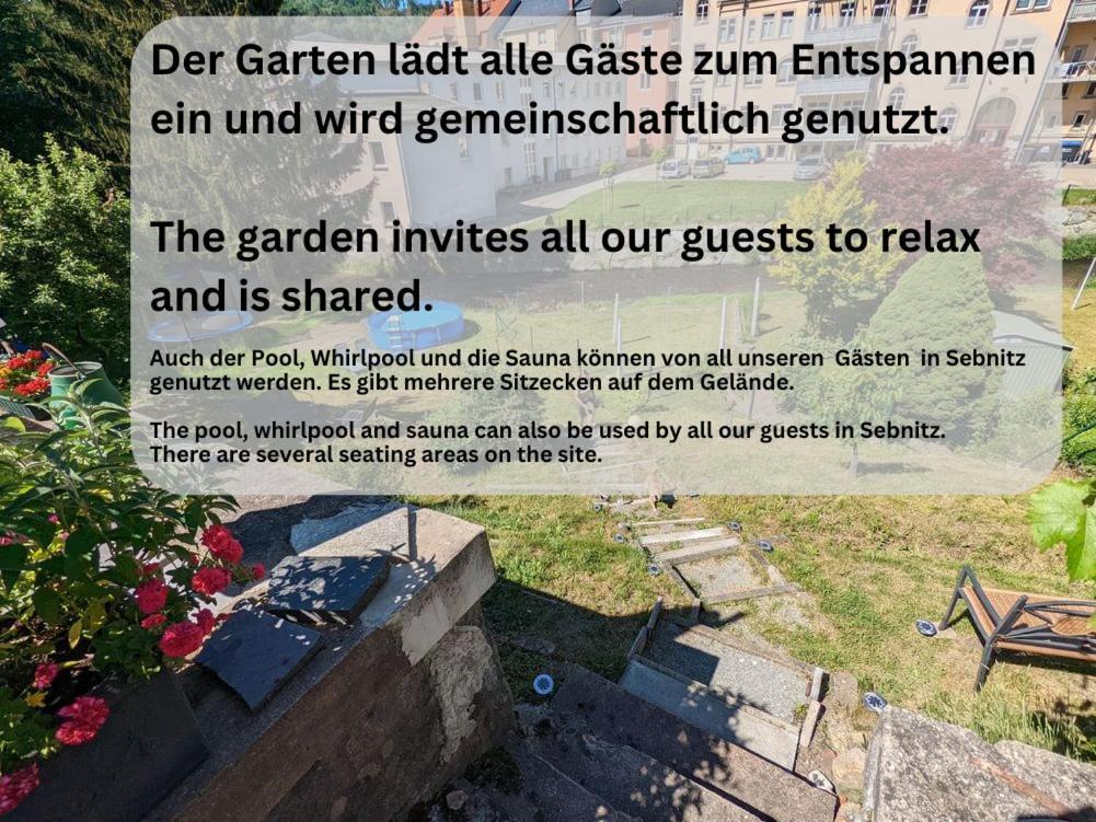 Uo3 - Urlaubsmagie- Urlaubsoase Mitten In Sebnitz Extérieur photo